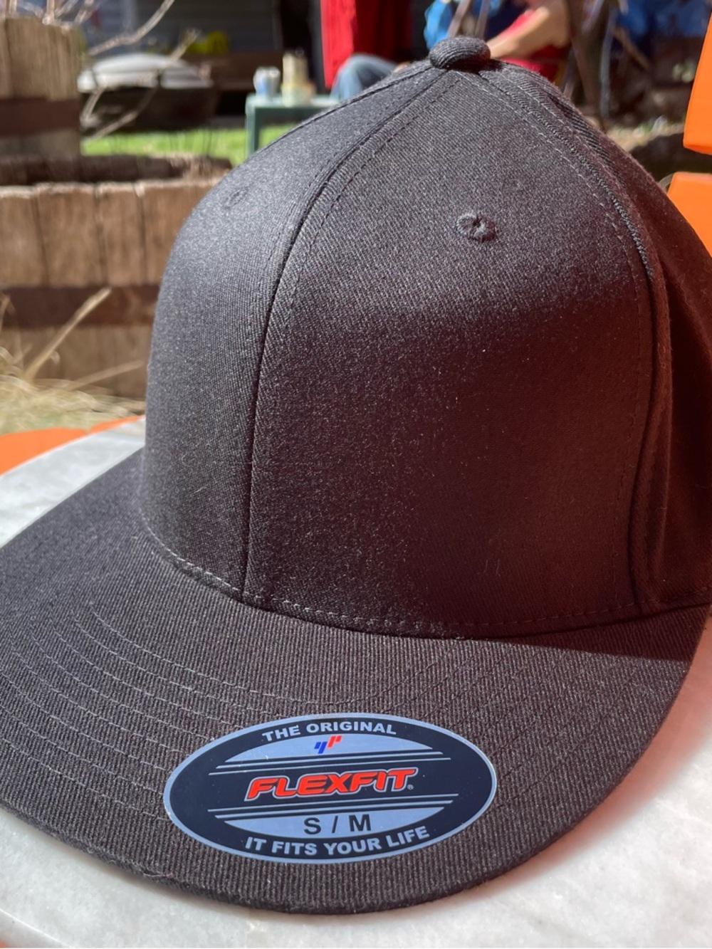 FlexFit Pro Baseball On Field Cap, Black. NEW